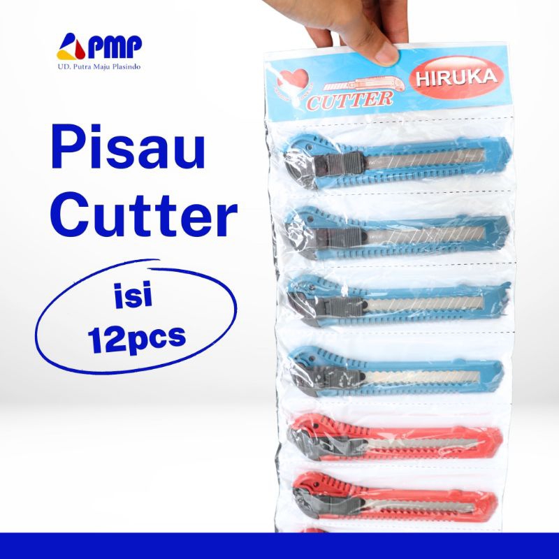 

[1 Lusin] Pisau Cutter Besar Murah Isi 12 Pcs