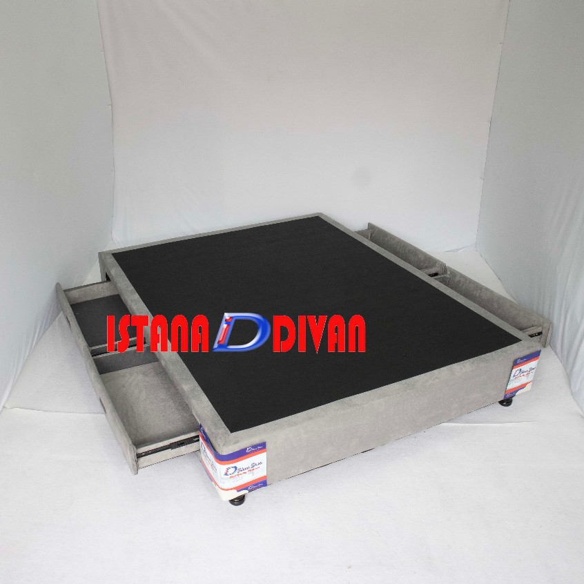 Divan dipan tanpa sandaran 4 laci mercury
