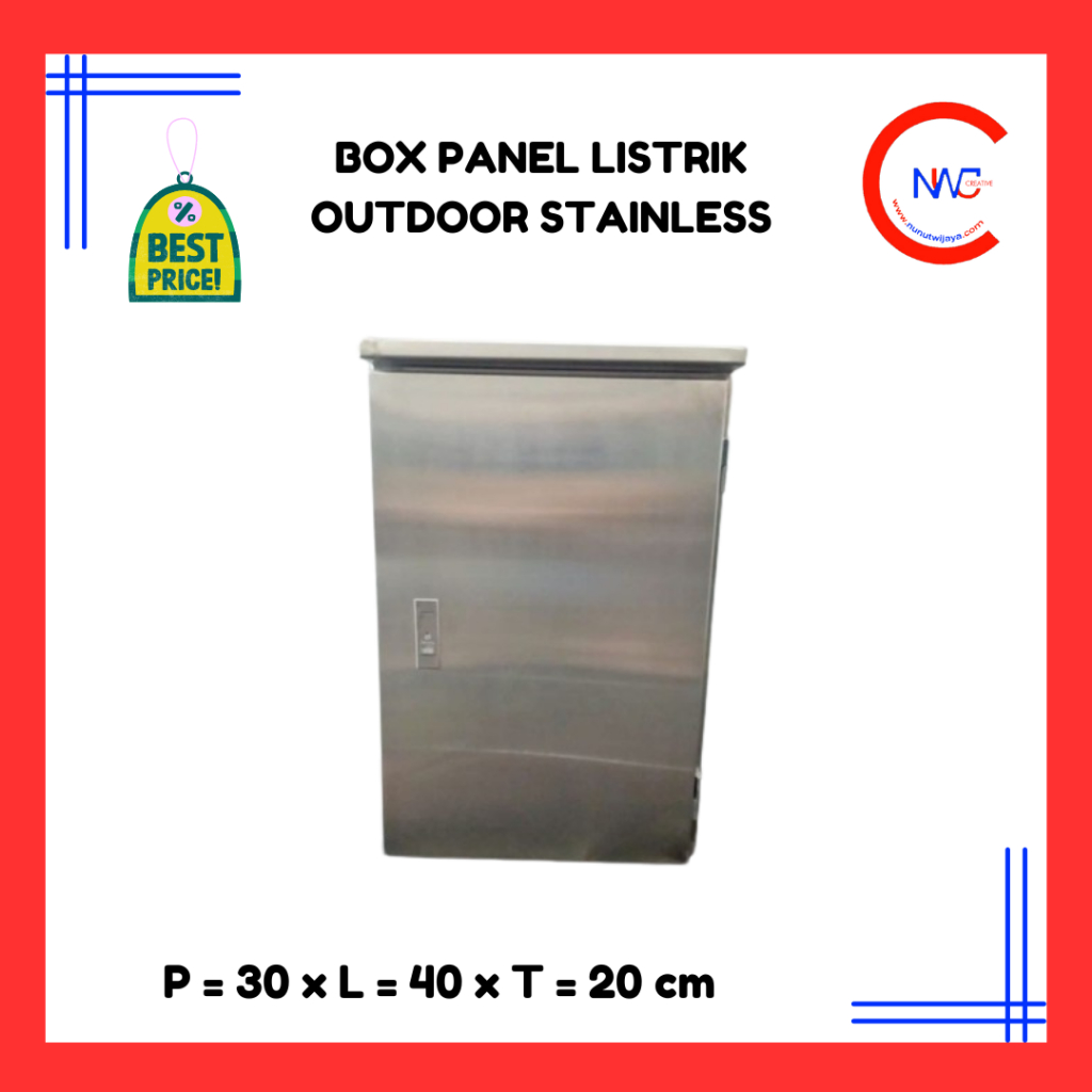 Box panel stainless outdoor