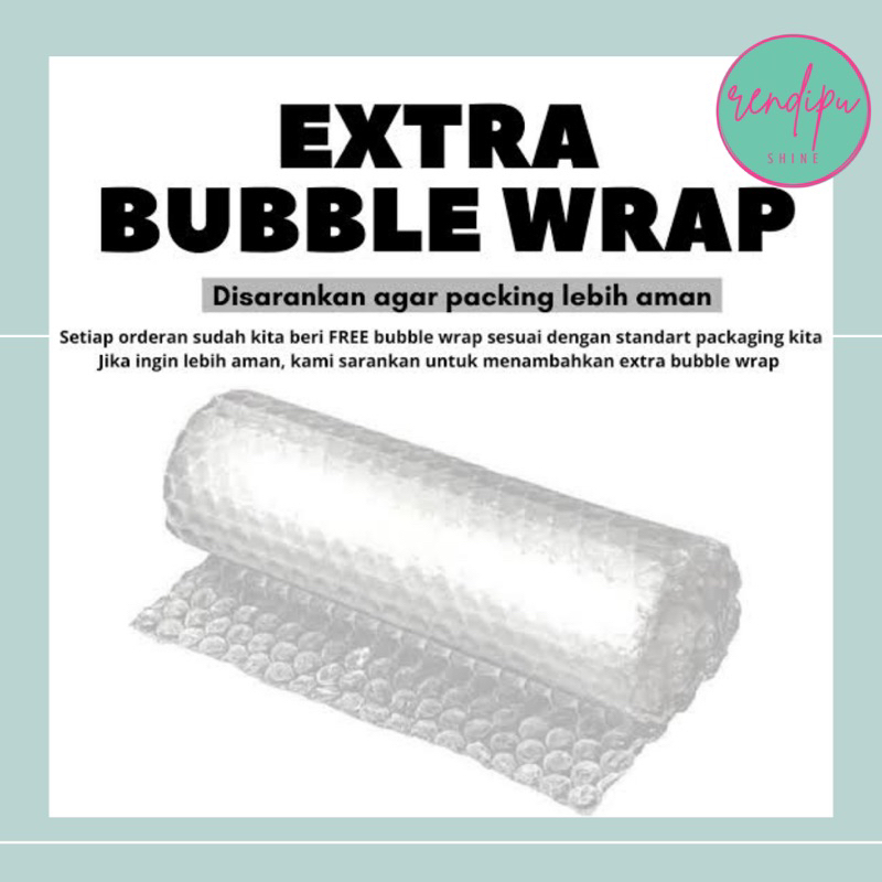

Bubble Wrap untuk tambahan packing