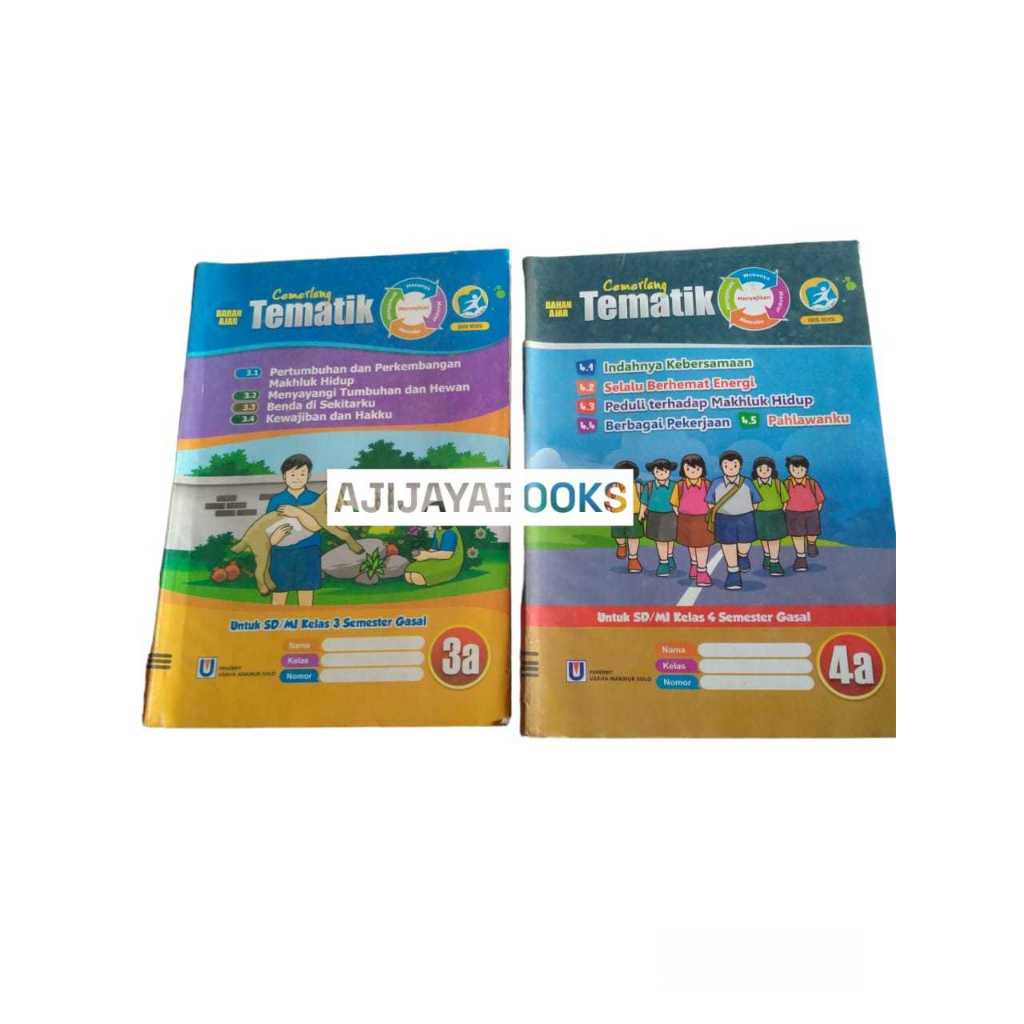LKS KELAS 3 DAN 4 CEMERLANG TEMATIK EDISI REVISI KURIKULUM 2013 SD/MI SEMESTER 1