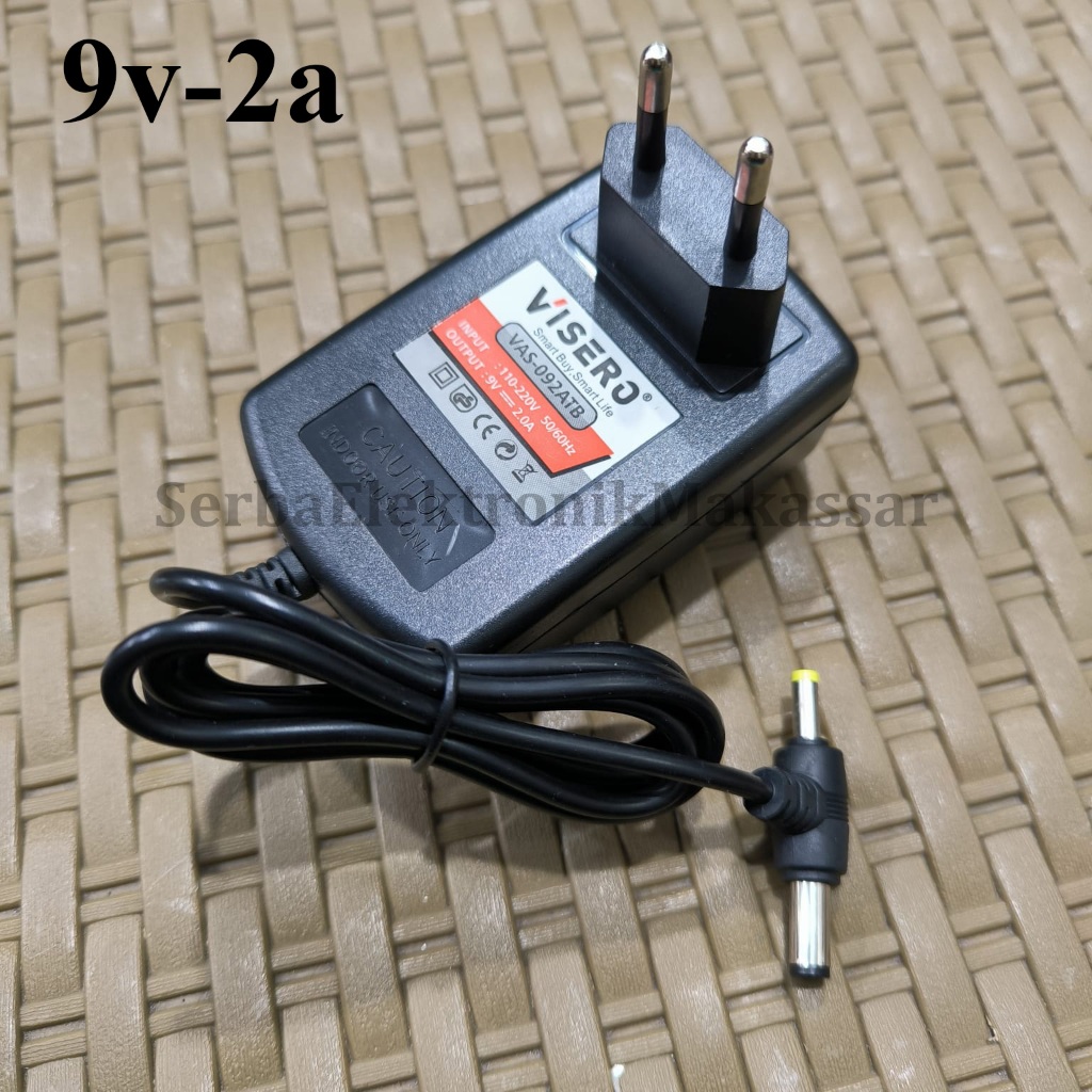 Adaptor 9V 2A Jack-T Adaptor 9Volt 2Ampere