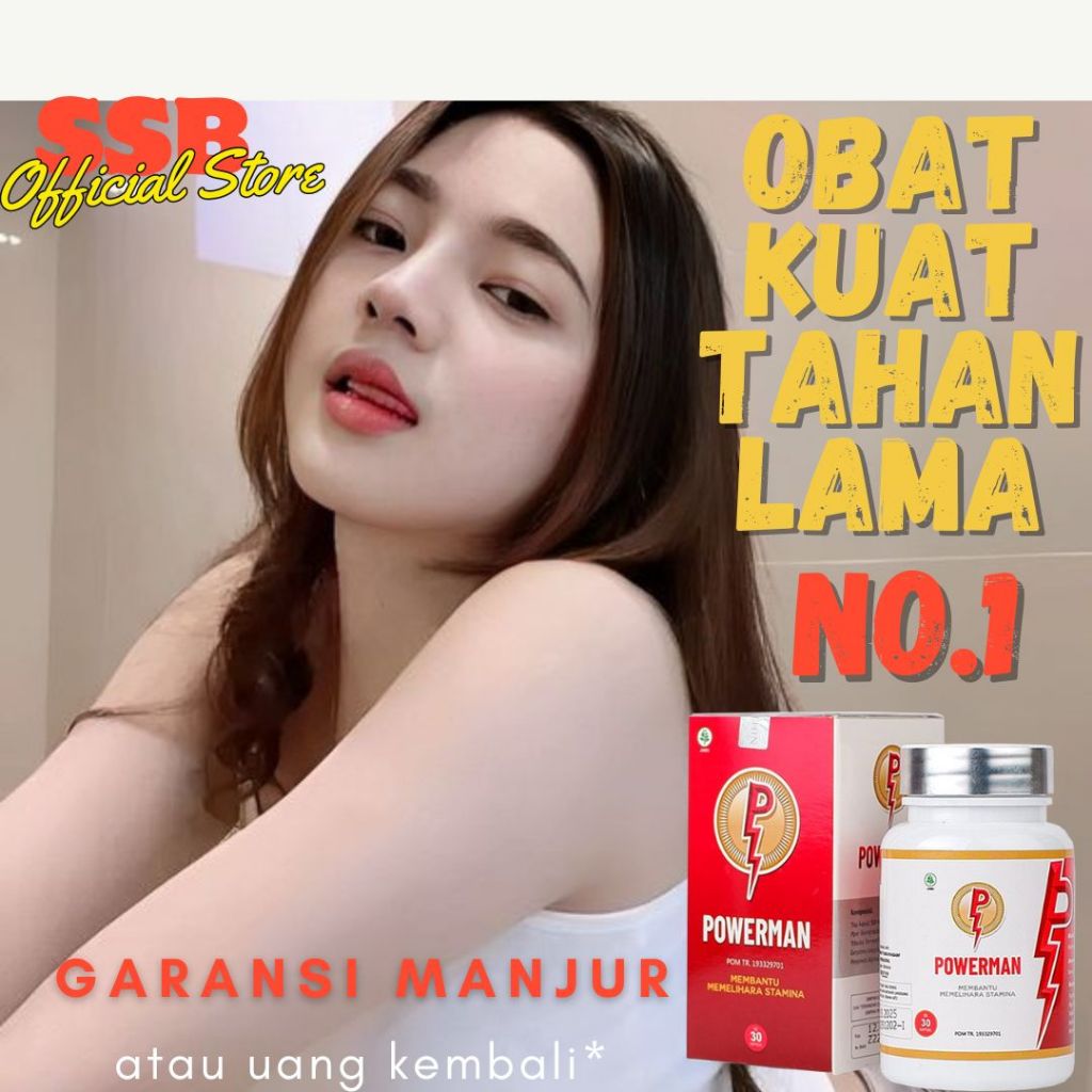 SSB - FLASH SALE REKOMENDASI POWERMAN ORIGINAL LAEBIH MANJUR DARI Kapsul RAJA RANJANG Obat Kuat Obat