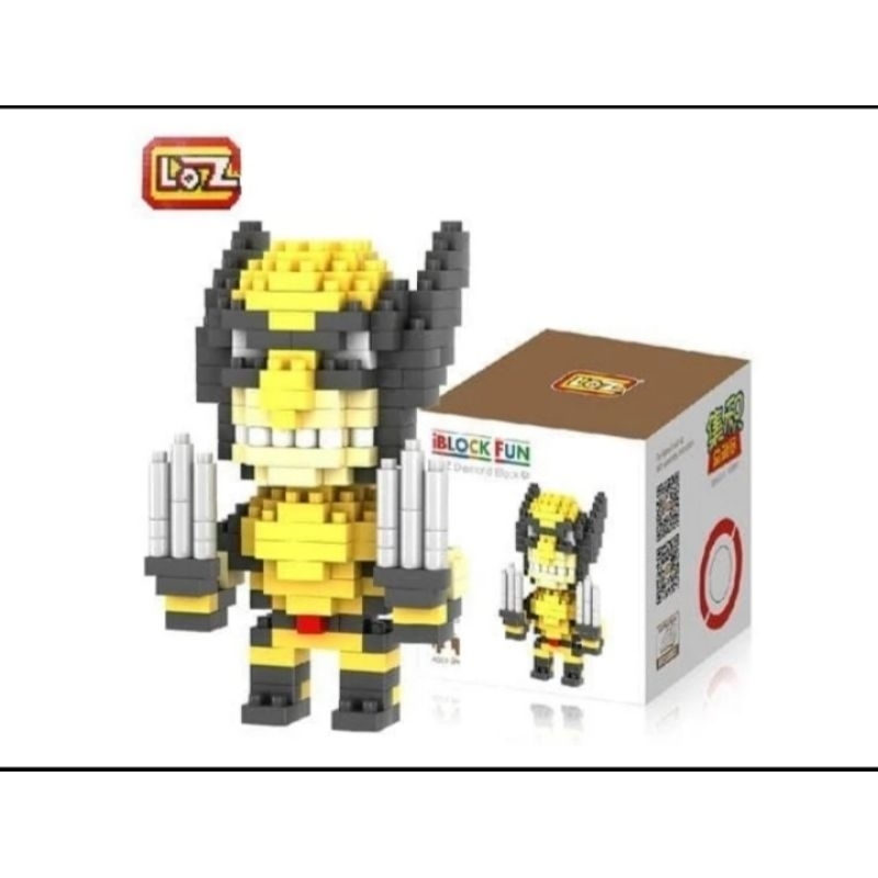 Lego Nano Loz Block Diamond X-Men Wolverine