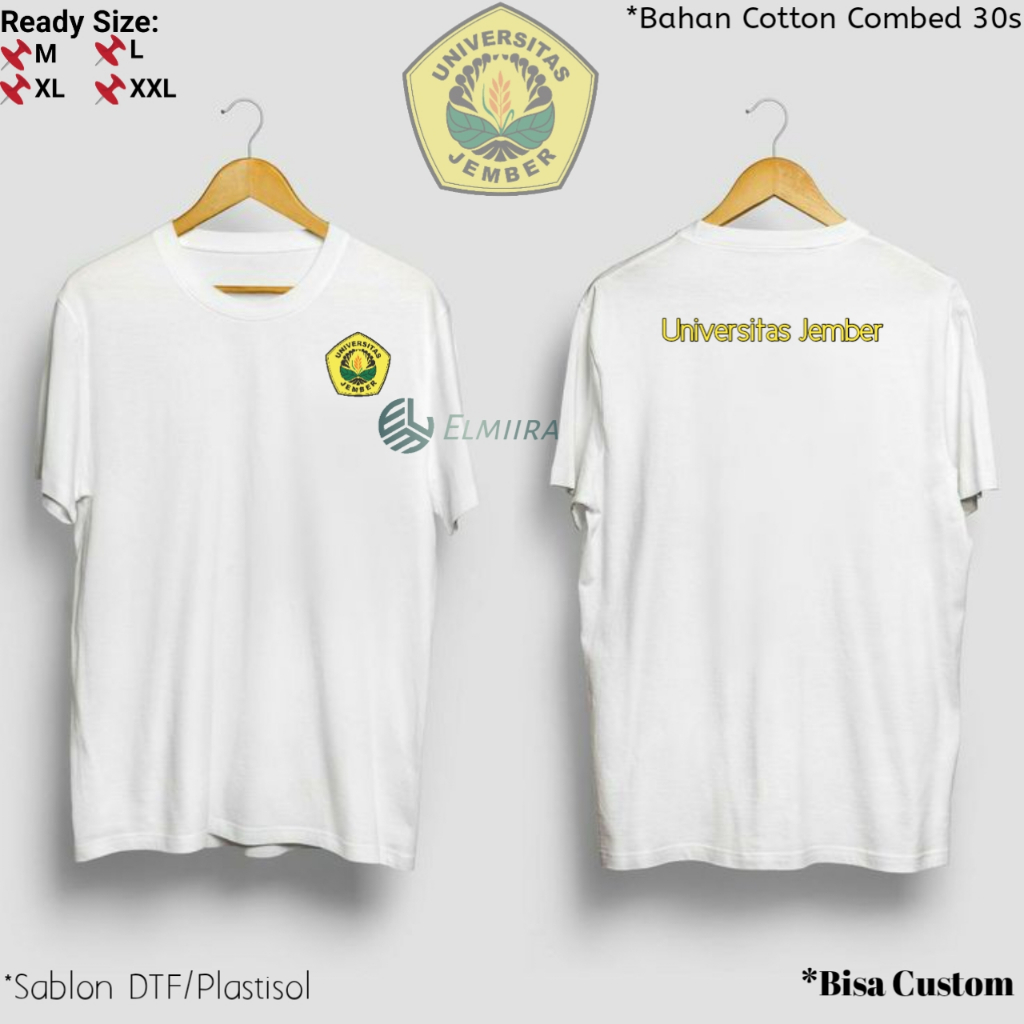 Kaos Universitas Jember Kaos Custom Sablon