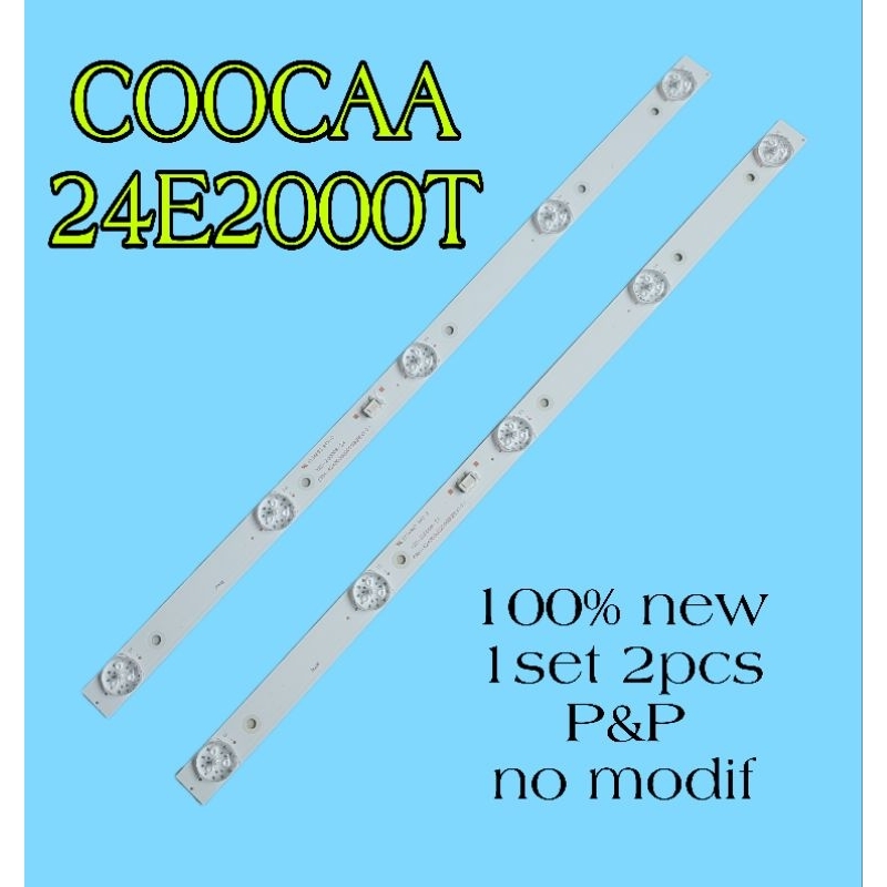 LAMPU LED BL BACKLIGHT TV COOCAA COCA KOKA 24 24E2000 24E2000T