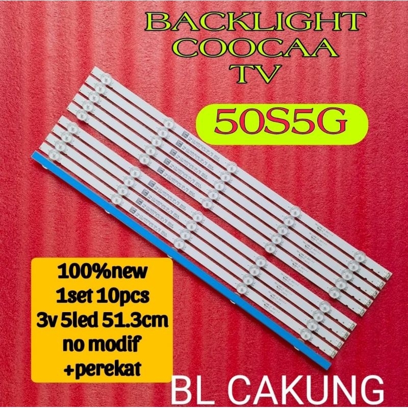 LAMPU LED BL BACKLIGHT TV COOCAA COCA KOKA 50IN 50S5G