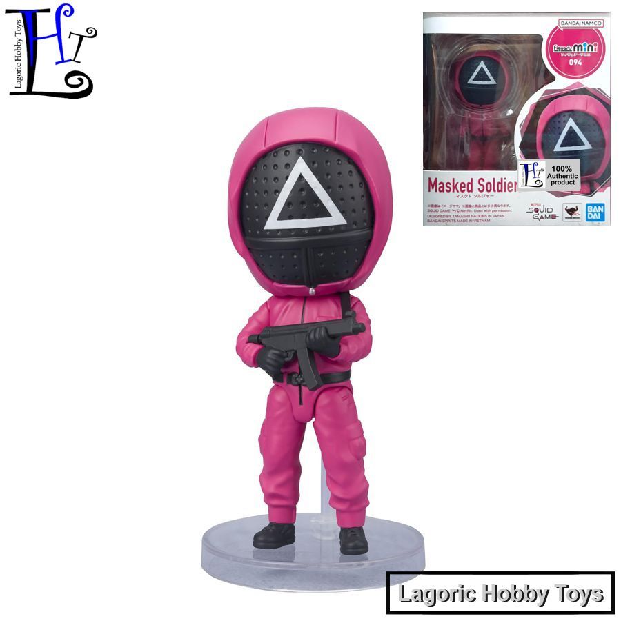 Figuarts Mini Masked Soldier [Squid Game] Bandai Mainan Figure