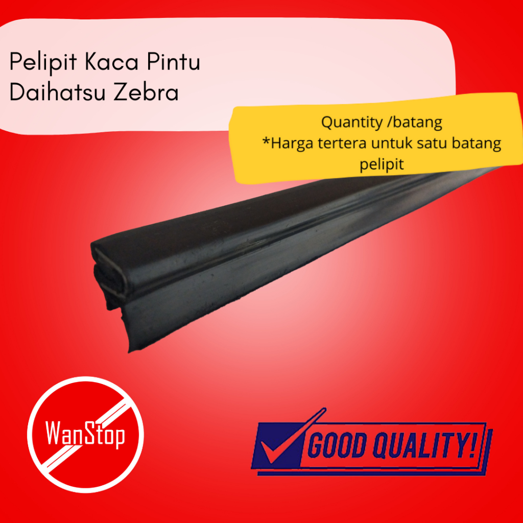 Pelipit kaca pintu mobil daihatsu zebra universal