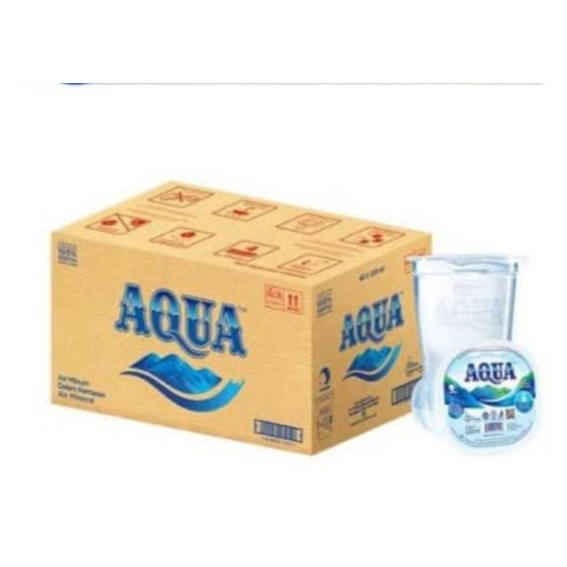 

Air Minum AQUA GELAS / CUP 1DUS 48x220mL (SW)