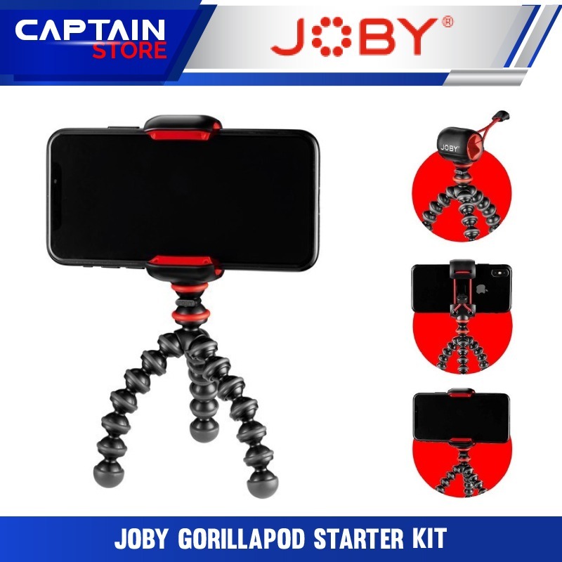 JOBY GorillaPod Starter Kit - Tripod Vlogging Premium Joby
