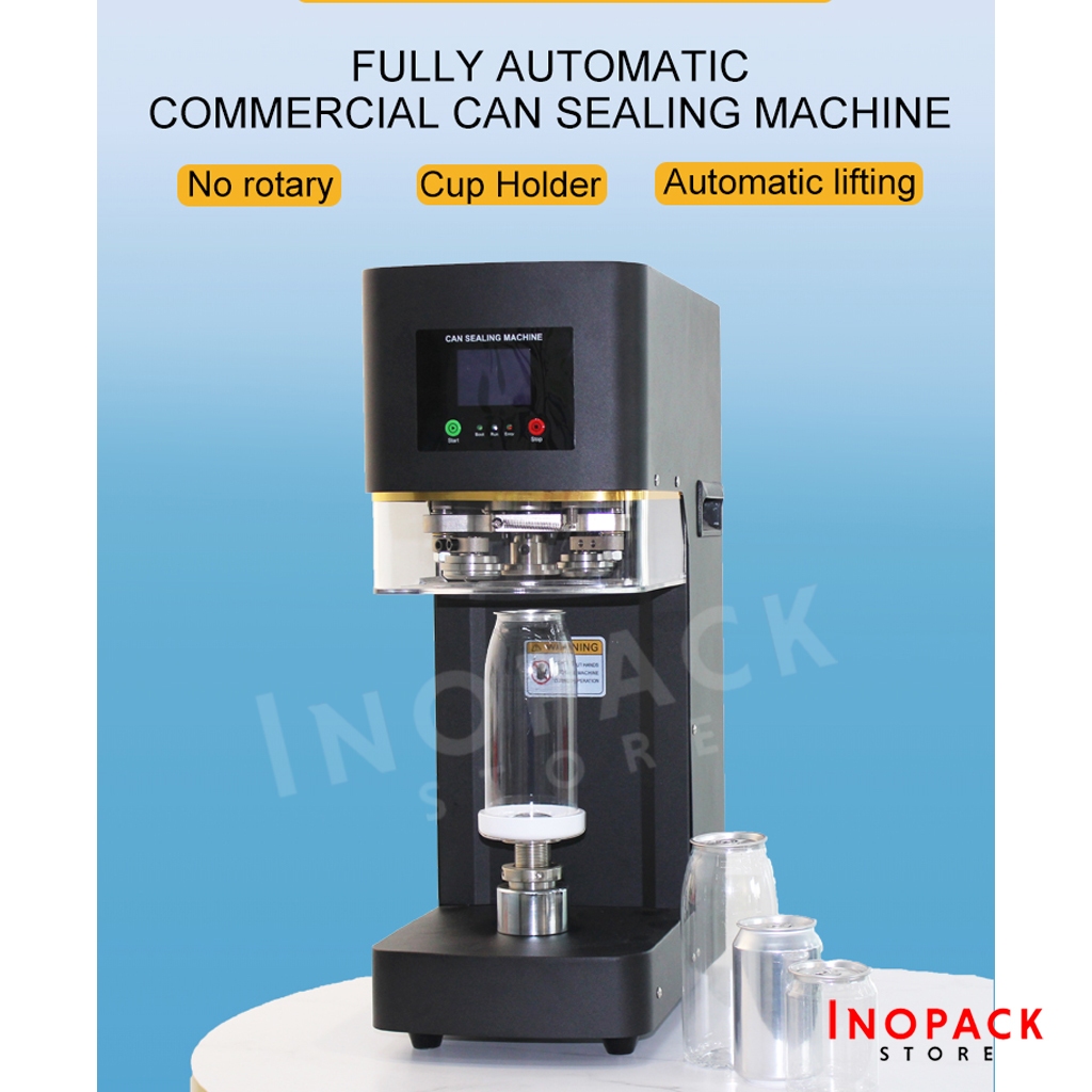 Mesin can sealer penutup botol pet otomatis powerpack & can sealer