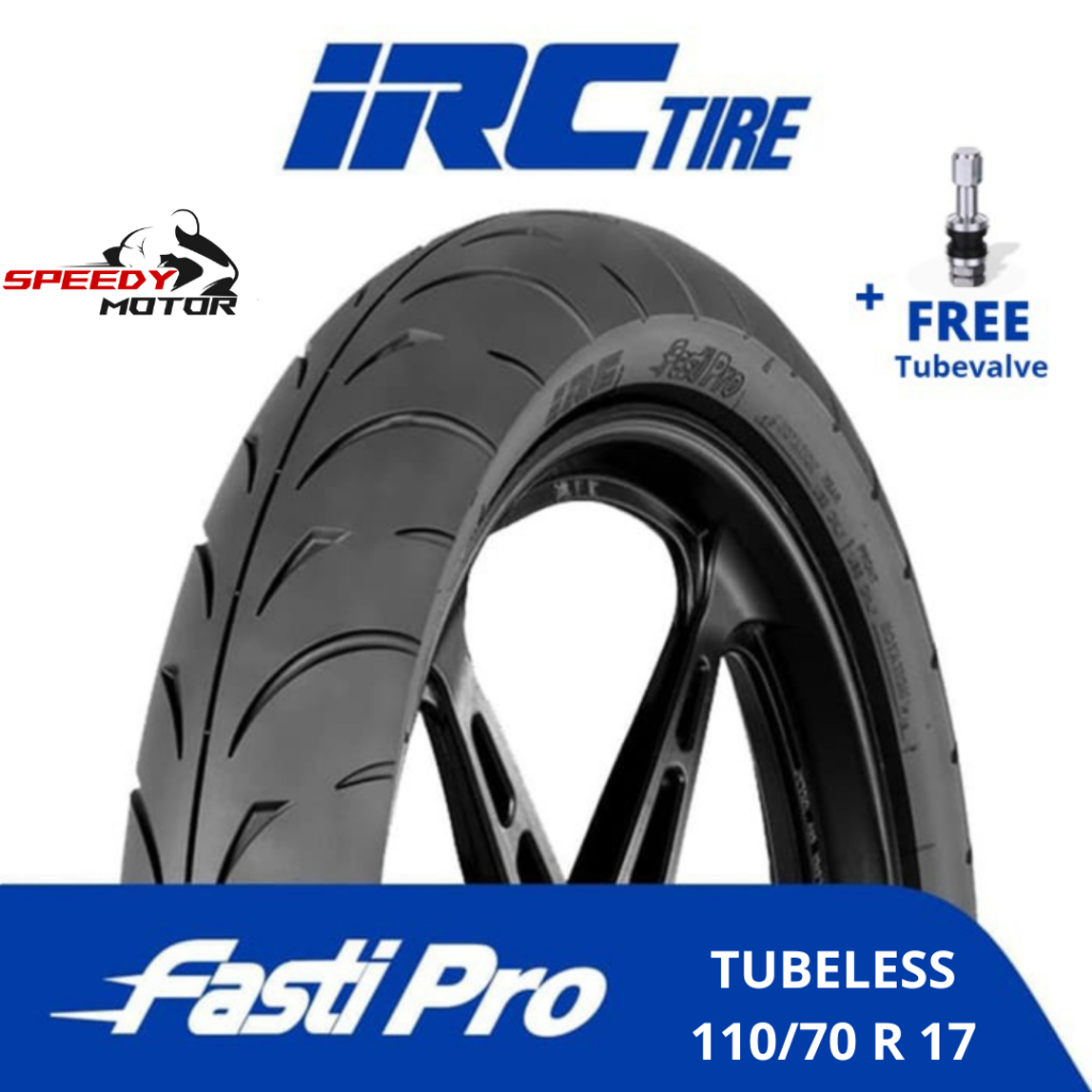 Ban Motor IRC 110/70 Ring 17 FASTI PRO Tubeless 110/70-17