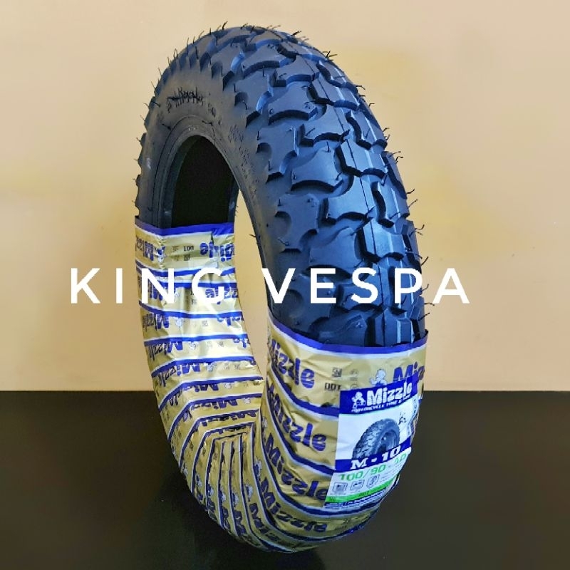 Ban luar Vespa tubeless mizzle M-10 100/90-10 tubeless ring 10 vespa px excel exclusive spartan
