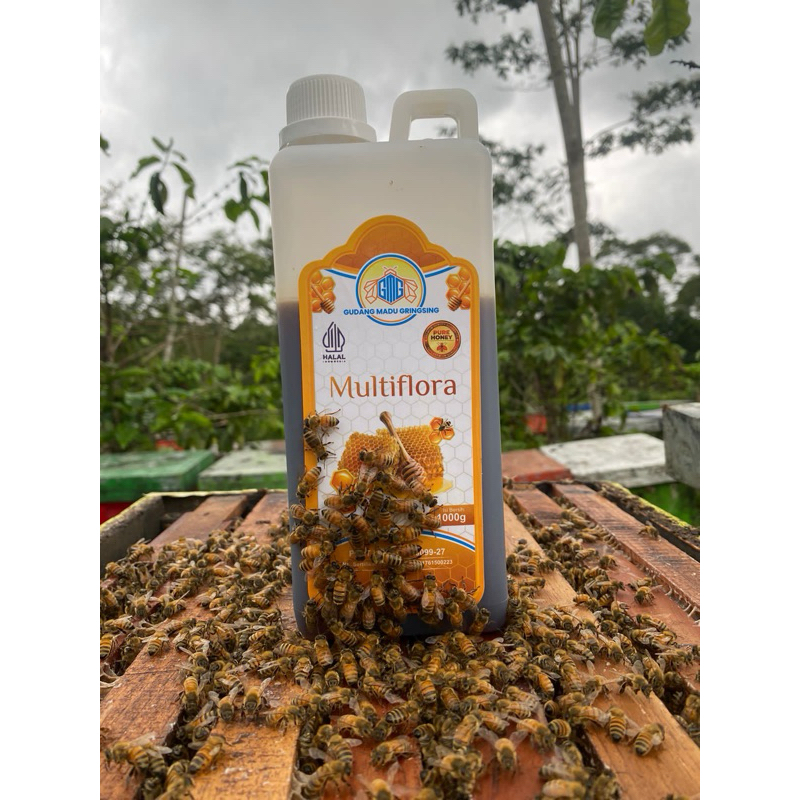 

Madu multiflora super 1kg raw honey murni