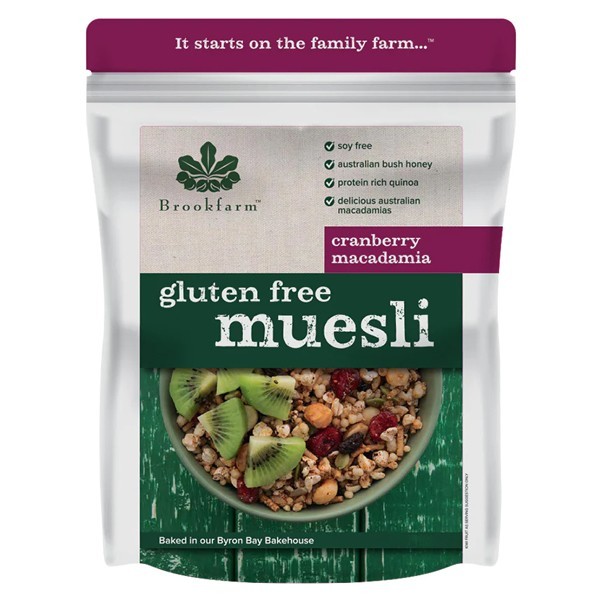 

Brookfarm Gluten Free Muesli Cranberry Macadamia 300 g