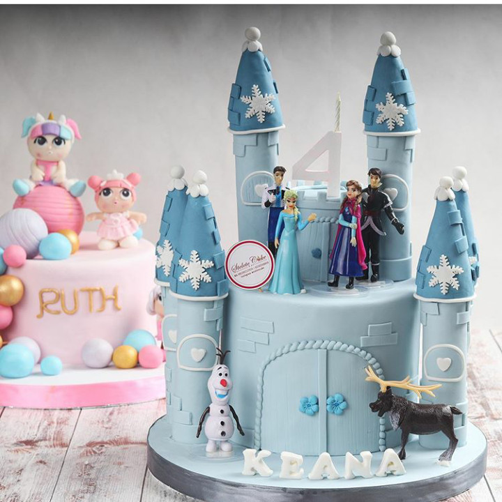 

Kue Ultah Frozen / Custom Cake Elsa / Cake Princess