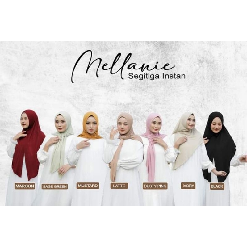 Linalivia Hijab || Segitiga Instant Melanie || Jilbab instant