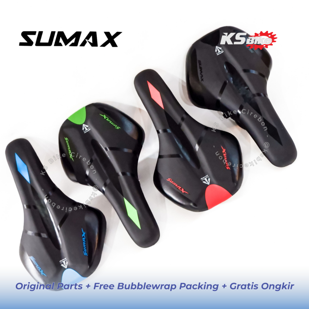 Sadel Sepeda Sumax Naga Lebar Jok Dudukan Sepeda Anak MTB Fixie BMX