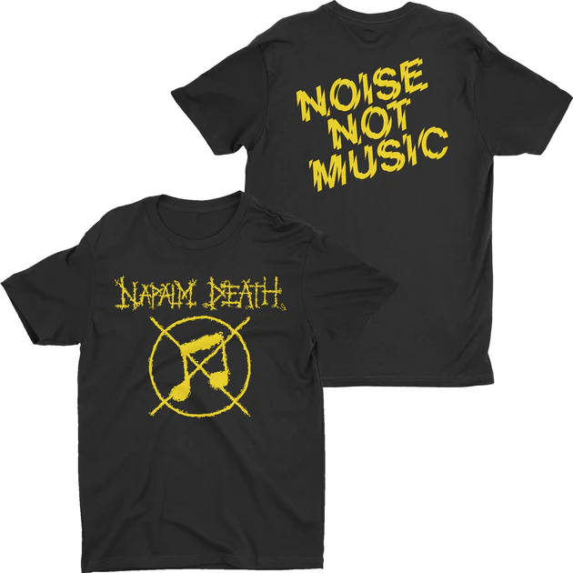Kaos Napalm Death Noise Not Music Premium T-Shirt Band Napalm Death | Kaos Band Rock Band Metal