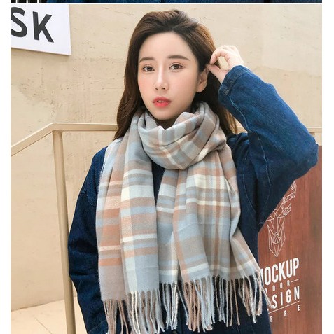 Syal Korea Scarf Wool Cashmere winter autumn