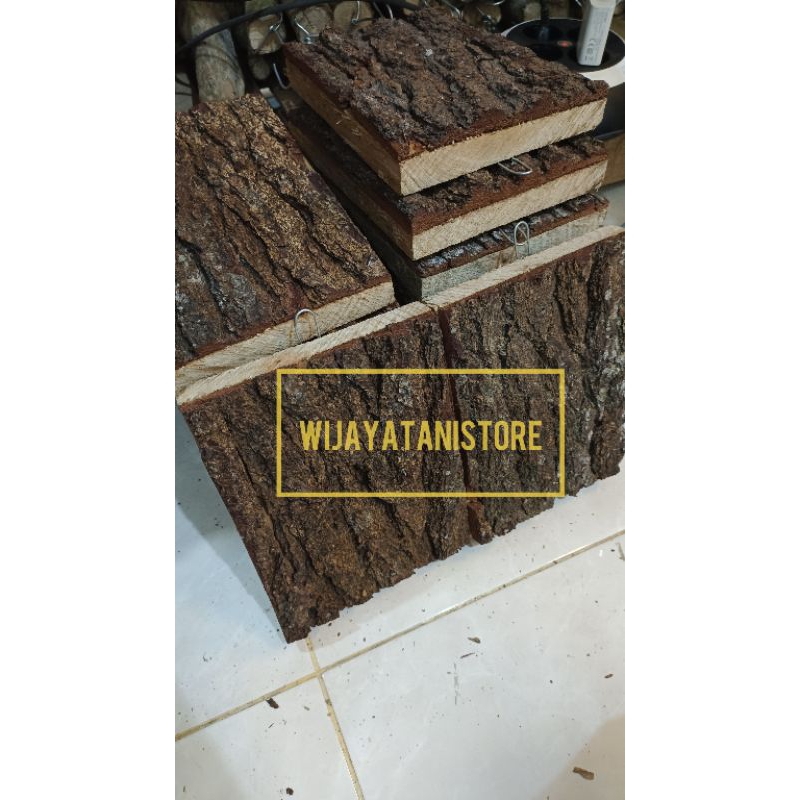 Kulit Pinus Media Tempel Anggrek | Papan Kulit Pinus | Pinebark