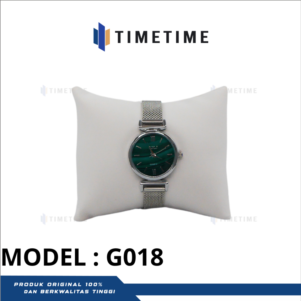[ COD ] OMJ G018 JAM TANGAN WANITA ANTI AIR ORIGINAL STAINLESS WATCH ANALOG | TIDAK MUDAH RUSAK | JA