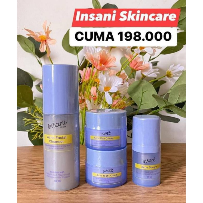 insani skincare paket acne klinik
