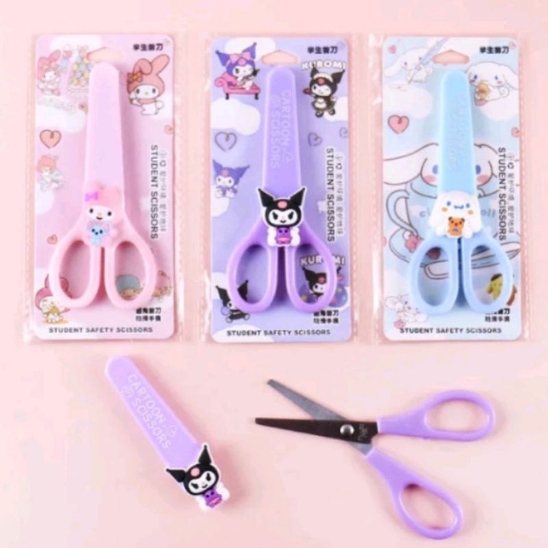 

Gunting sanrio, unicorn + tutup / Gunting fancy karakter + tutup / Gunting anak Sanrio, Unicorn