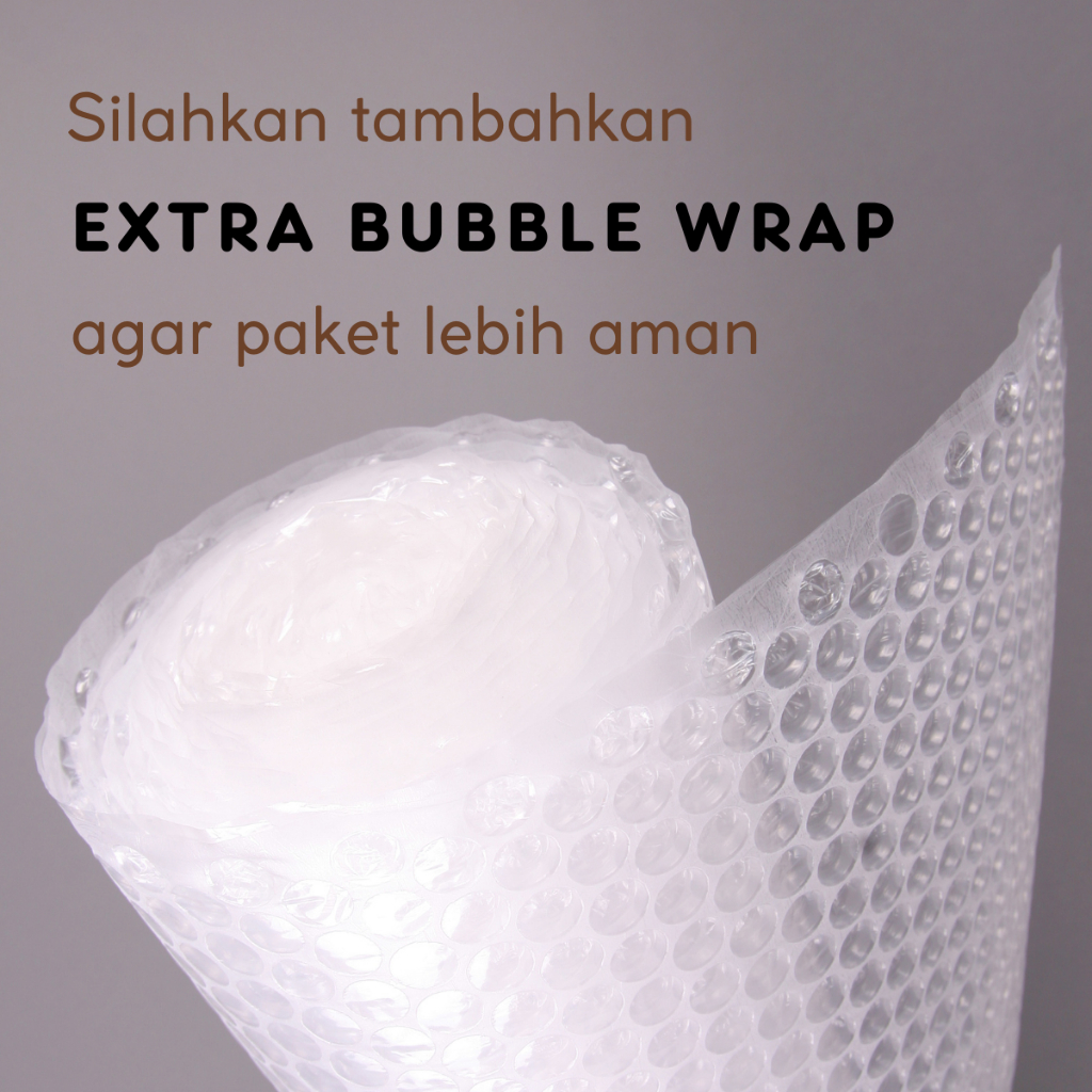 

Extra Tambahan Packing Bubble Wrap Kemas Agar Paket Lebih Aman