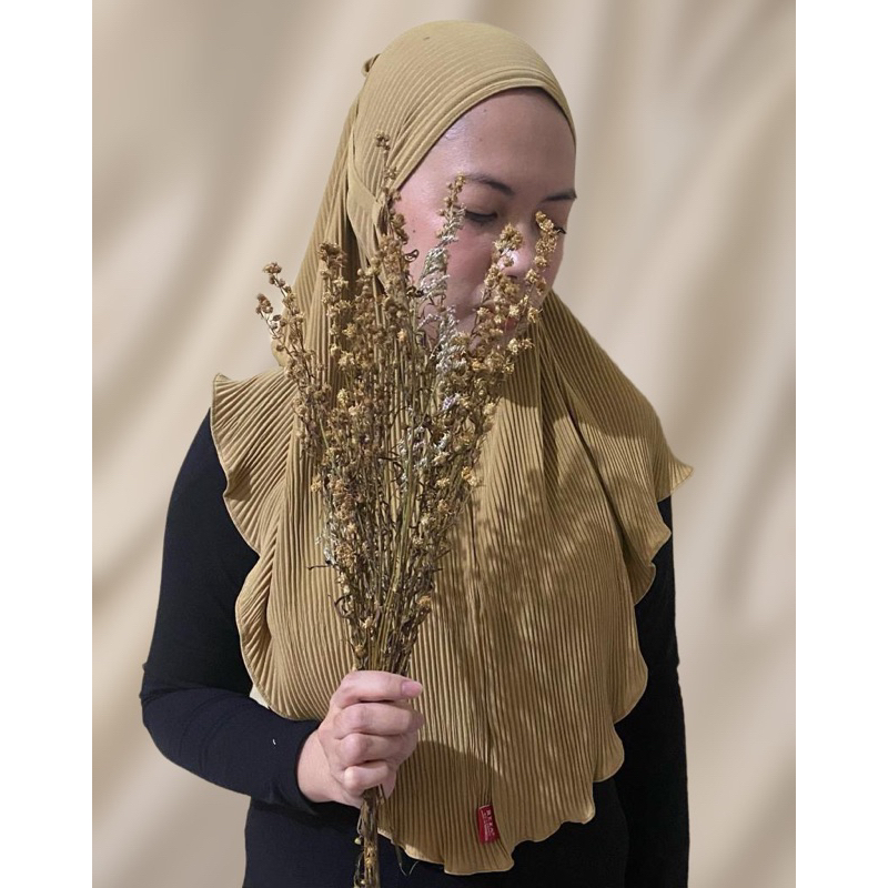 HIJAB BERGO MARYAM INSTAN / BERGO GELOMBANG CINTA / BERGO PLISKET PREMIUM