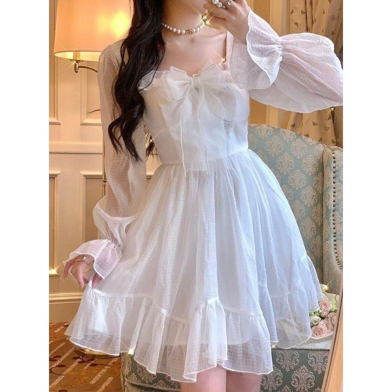 Korean White Dress