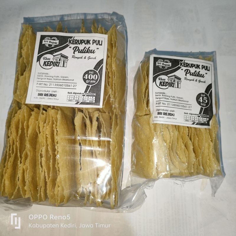 

Kerupuk Puli/Gendar Enak gurih