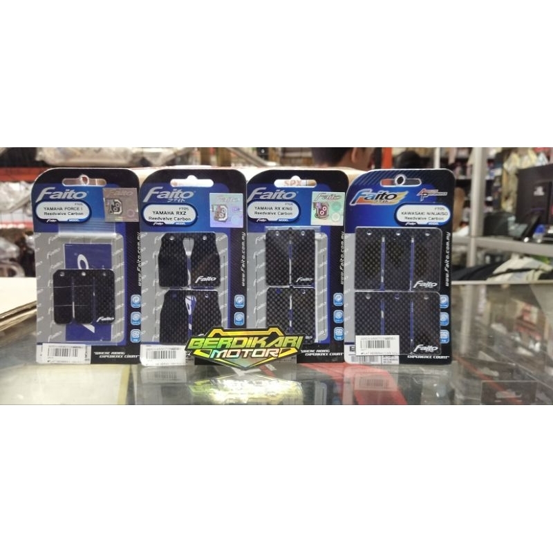 PLAT MEMBRAN LIDAH MEMBRAN CARBON ORIGINAL FAITO RACING NINJA,FIZ,RX KING,RXZ