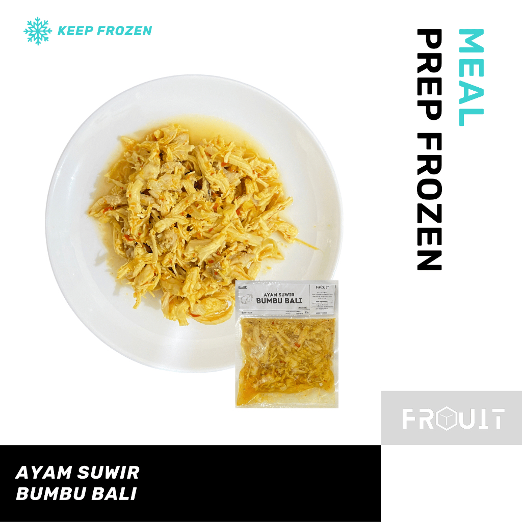 

Ayam Suwir Bumbu Bali - Lauk Satu Porsi | Lauk Frozen | Frozen Food | Frouit