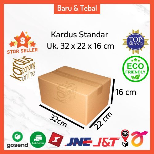 

Kardus Box Kotak Dus Packing Sepatu Medium Polos Murah Uk 32x22x16 cm BFlute Tebal 3 mm