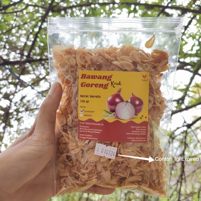 

Bawang Goreng Asli Sumenep Original Super/Premium 150 gram