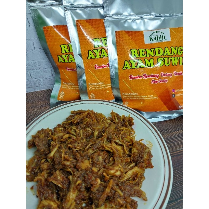 

RENDANG AYAM SUWIR KAHIJIFOOD - SUPERRR - TANPA PENGAWET