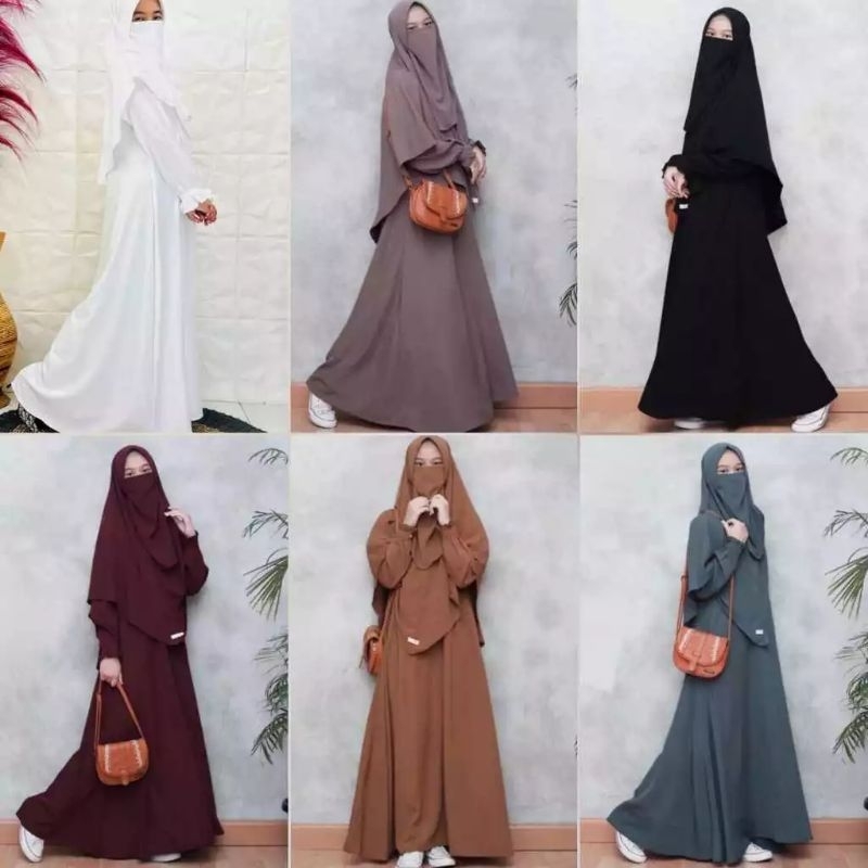 ARAYA GAMIS CANTIK SET HIJAB DAN CADAR