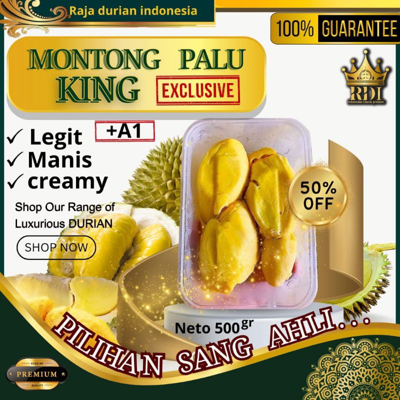 

Durian kupas/DURIAN MONTONG PALU/DURIAN KUPAS /PREMIUM No. 1 RDI