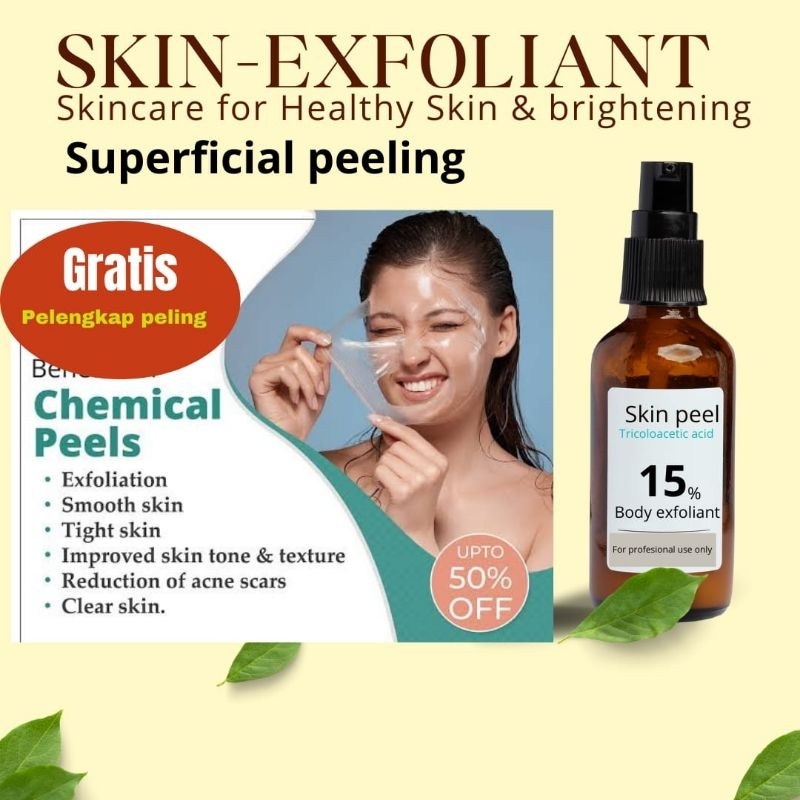 RM VASA YASA T15% CHEMICAL PEELING BODY PEELING PERONTOK DAKI PENGELUPASAN WAJAH TANPA SAKIT KEMASAN