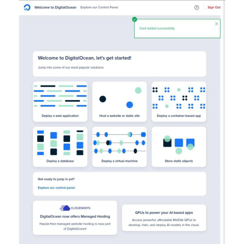 DIGITAL OCEAN OWNER ACCOUNT