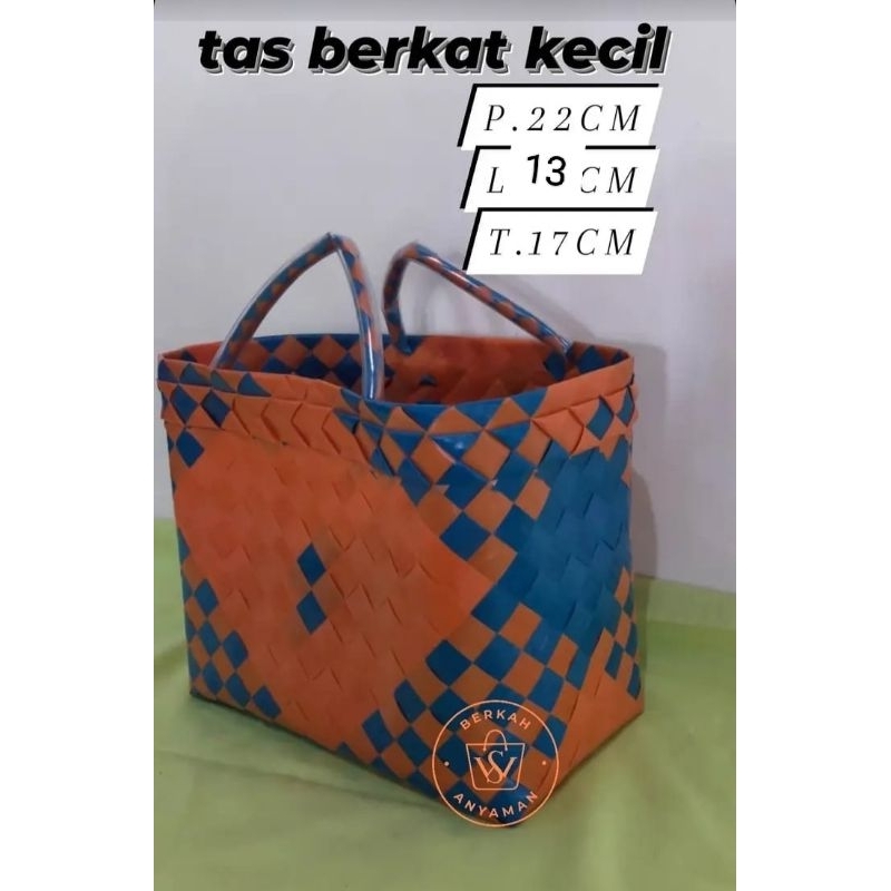 tas anyaman plastik kotak unyil