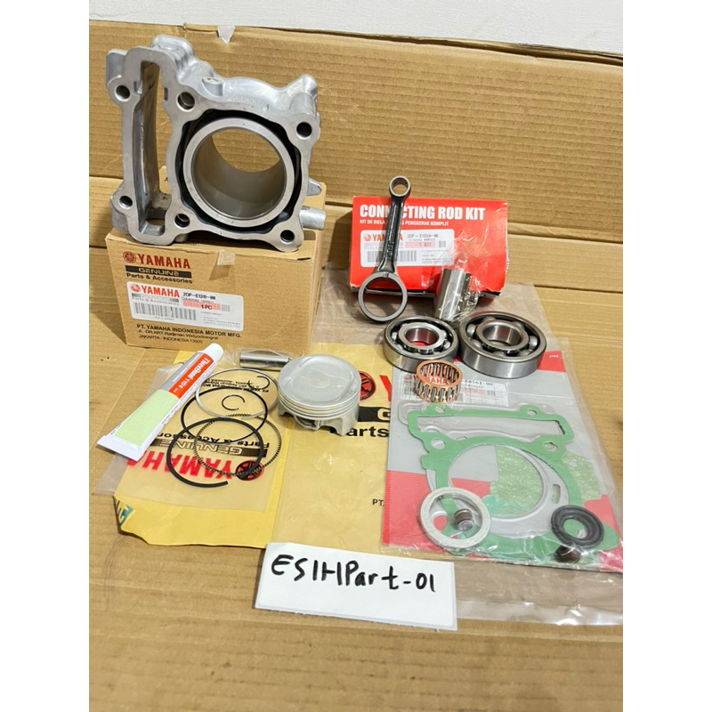 Blok seher komplit 2DP plus Stang seher + bearing kruk as set Yamaha Nmax new old