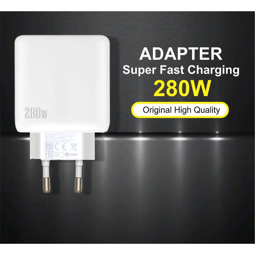 Adaptor batok Kepala Charger 280w fast Charging 280 watt