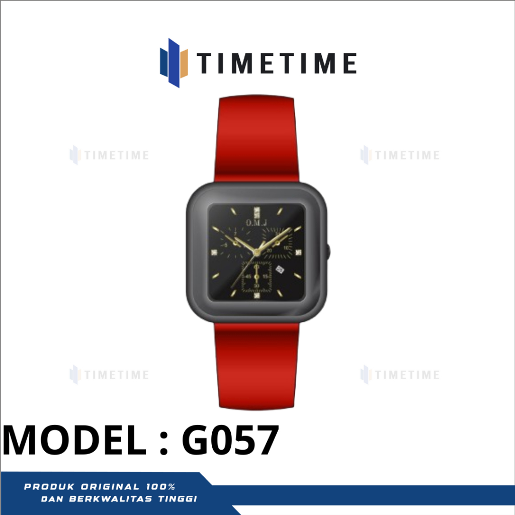 [ COD ] OMJ G057 JAM TANGAN PRIA ANALOG WATCH FASHION ORIGINAL | ANTI AIR | WARNA TIDAK MUDAH PUDAR 