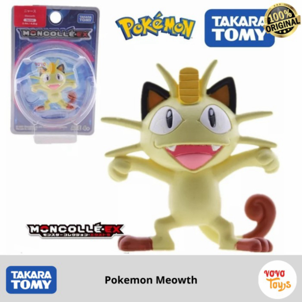 Promo Tomica Moncolle EX-48 Meowth Pokemon EMC Figure Collection Diskon