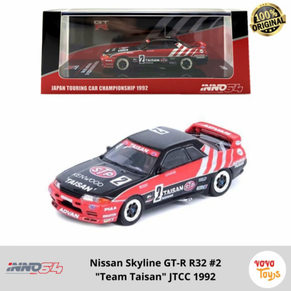 Dijual Inno 1/64 Nissan Skyline GT-R R32 #2 Team Taisan JTCC 1992 Inno64 Limited