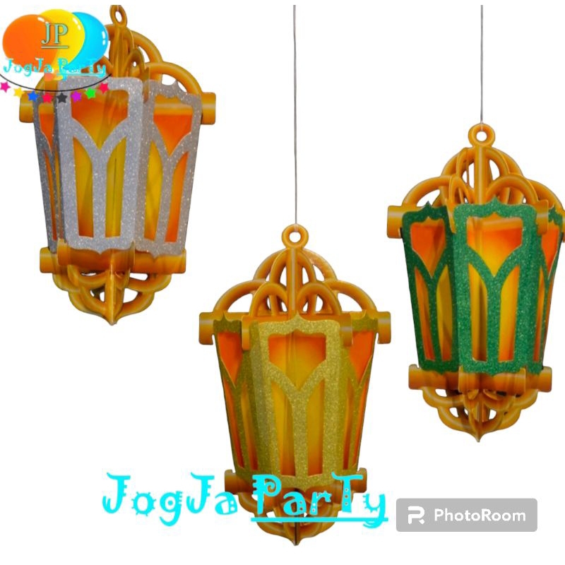 Hiasan gantung lentera hiasan ramadhan aksesoris ramadhan di jogja