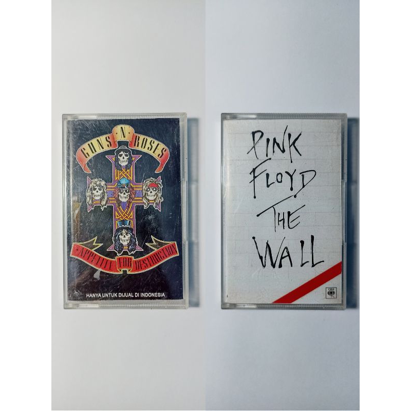 kaset Guns N Roses &amp; Pink Floyd (sepaket)